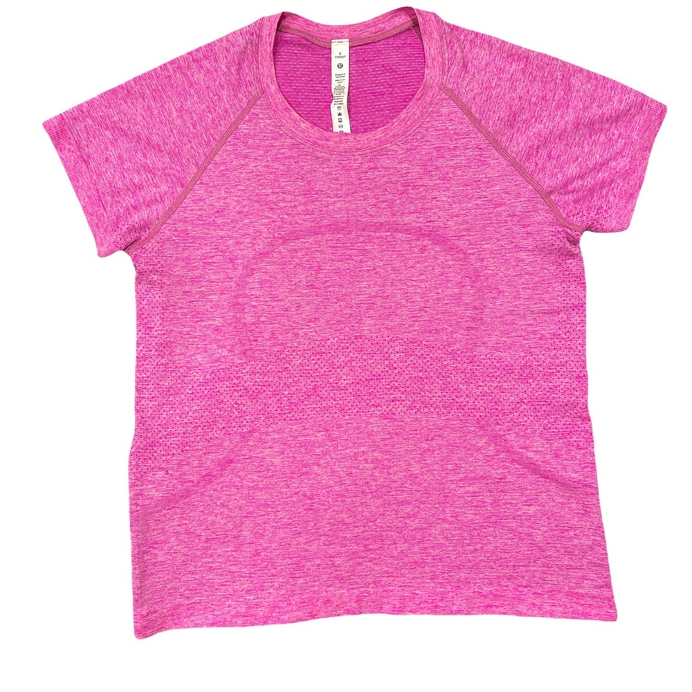 Lululemon pink swiftly tech short sleeve crew neck